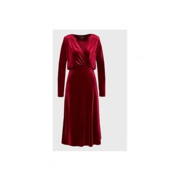 Rochie dama -  301663508 - Poliester - XS INTL - Rosu