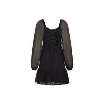 Rochie dama -  302147304 - Poliester reciclat - 48 EU - Negru