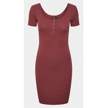 Rochie dama -  303434038 - Rosu - Bumbac