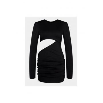 Rochie Dama -  303496661 - Viscoza - Poliester - S INTL - Negru