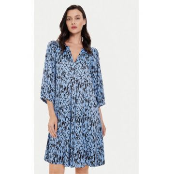 Rochie dama -  303641443 - Viscoza - Albastru
