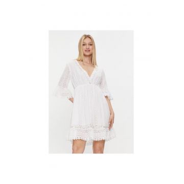 Rochie dama -  303756246 - Bumbac - Alb