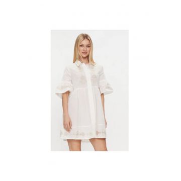 Rochie dama -  303756291 - Bumbac - Alb