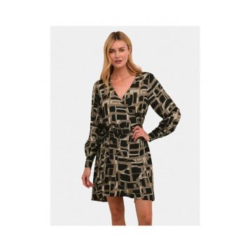 Rochie dama -  304099373 - Viscoza - Negru - Negru