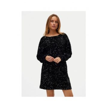 Rochie dama -  304520143 - Poliester reciclat - Negru - Negru