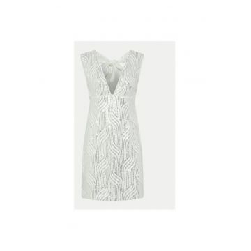 Rochie dama -  304950698 - Poliester - Argintiu