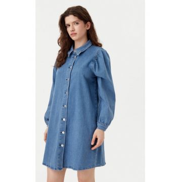 Rochie dama -  305191489 - Bumbac - Albastru