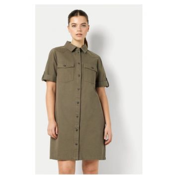 Rochie dama -  Kaki - Bumbac