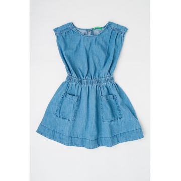 Rochie evazata de denim