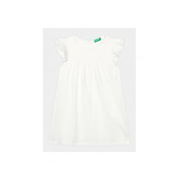 Rochie fete -  302093717 - Bumbac - Alb - Alb