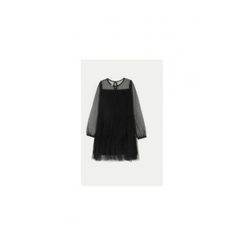 Rochie fete -  304481505 - Poliester - 164 CM - Negru