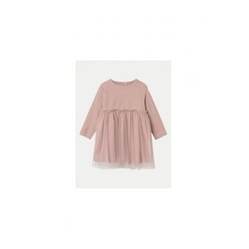 Rochie fete -  304496110 - Bumbac organic/Poliester - Roz