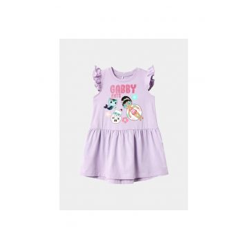 Rochie fete -  523411 - Violet - Bumbac