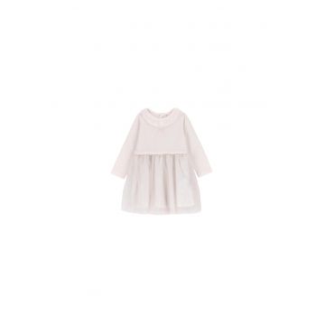 Rochie fete  ecru - bumbac