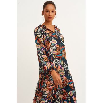 Rochie maxi cu imprimeu floral