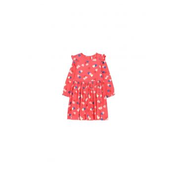 Rochie pentru fete  tricot - rosu