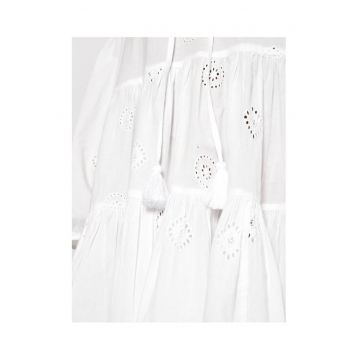 Rochie dama -  208277617 - Bumbac - Alb - Alb