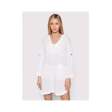 Rochie dama -  209785272 - Bumbac - Alb - Alb