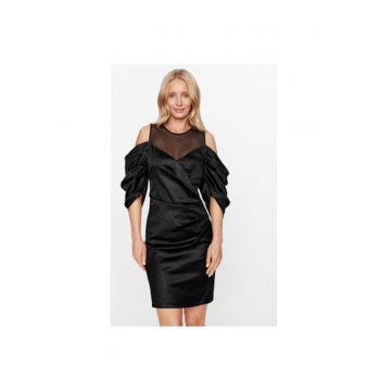 Rochie Dama -  302961382 - Acetat - Poliamida - 42 - Negru