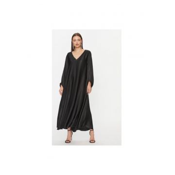 Rochie dama -  303497132 - Viscoza - S INTL - Negru