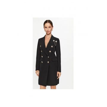Rochie dama -  303504373 - Poliester - S INTL - Negru
