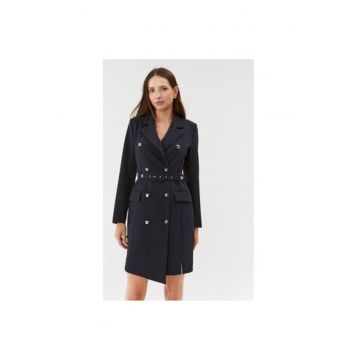 Rochie dama -  303549121 - Poliester - XS INTL - Albastru