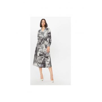 Rochie dama -  303572372 - Poliester - Gri