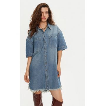 Rochie dama -  304214004 - Bumbac - Albastru