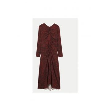 Rochie dama -  304478727 - Viscoza - Maro