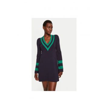 Rochie dama -  304548970 - Viscoza/Poliamida - Albastru