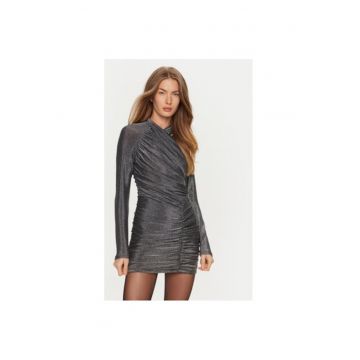 Rochie dama -  304699412 - Nylon/Fibre metalice - Argintiu