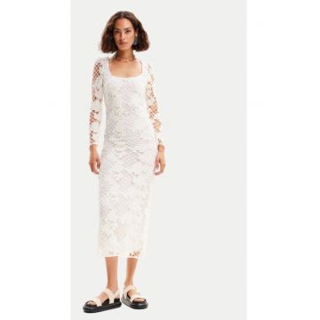 Rochie dama -  76435 - Alb - Bumbac