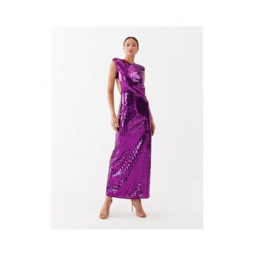 Rochie dama -  Wardrobe - 302360857 - Poliester - Violet - Violet
