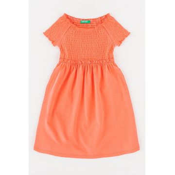 Rochie de plaja cu insertii elastice