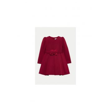 Rochie de zi 5540 Rosu Regular Fit - Viscoza - 16 ani