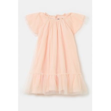 Rochie din tul cu aspect stralucitor