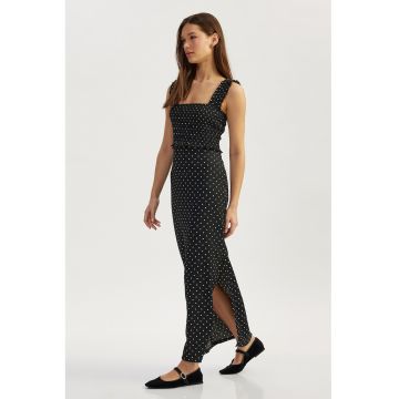 Rochie dreapta cu buline