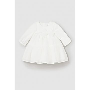 Rochie evazata cu aplicatie cu funda