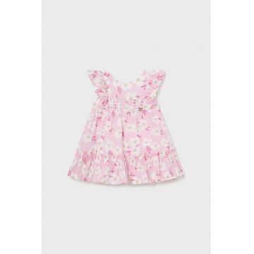 Rochie evazata cu model floral