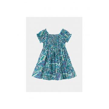 Rochie fete -  13799 - Multicolor - Bumbac
