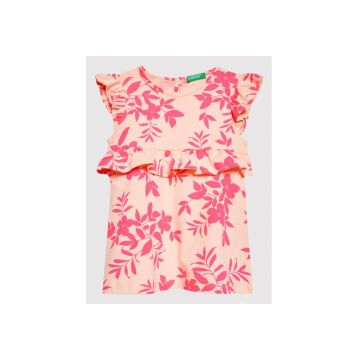 Rochie fete -  300129791 - Bumbac - Roz - Roz