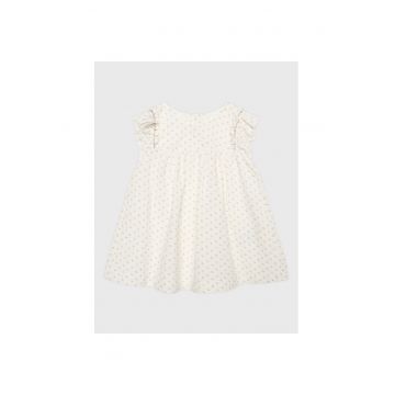 Rochie fete -  301770404 - Bumbac - Alb - Alb