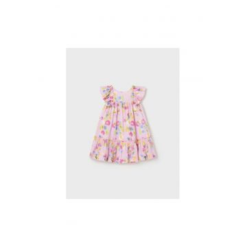 Rochie fete -  302066537 - Bumbac - Roz