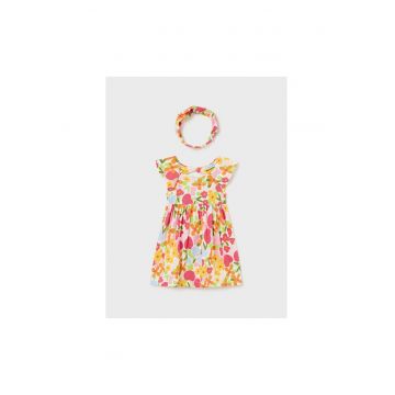 Rochie fete -  302066858 - Bumbac - Multicolor