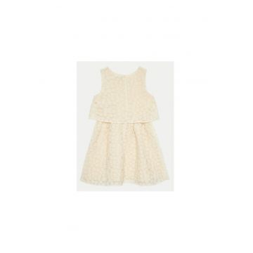 Rochie fete -  303817909 - Bumbac/Nylon - Bej