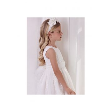 Rochie fete -  304034794 - Bumbac/Poliester - 152 CM - Alb
