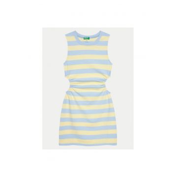 Rochie fete -  304190933 - Bumbac - 160 CM - Albastru