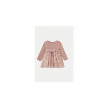 Rochie fete -  304295898 - Poliester/Viscoza - Roz