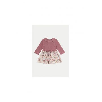 Rochie fete -  304309670 - Bumbac - Roz