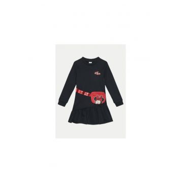 Rochie fete -  304548475 - Bumbac/Poliester - Negru